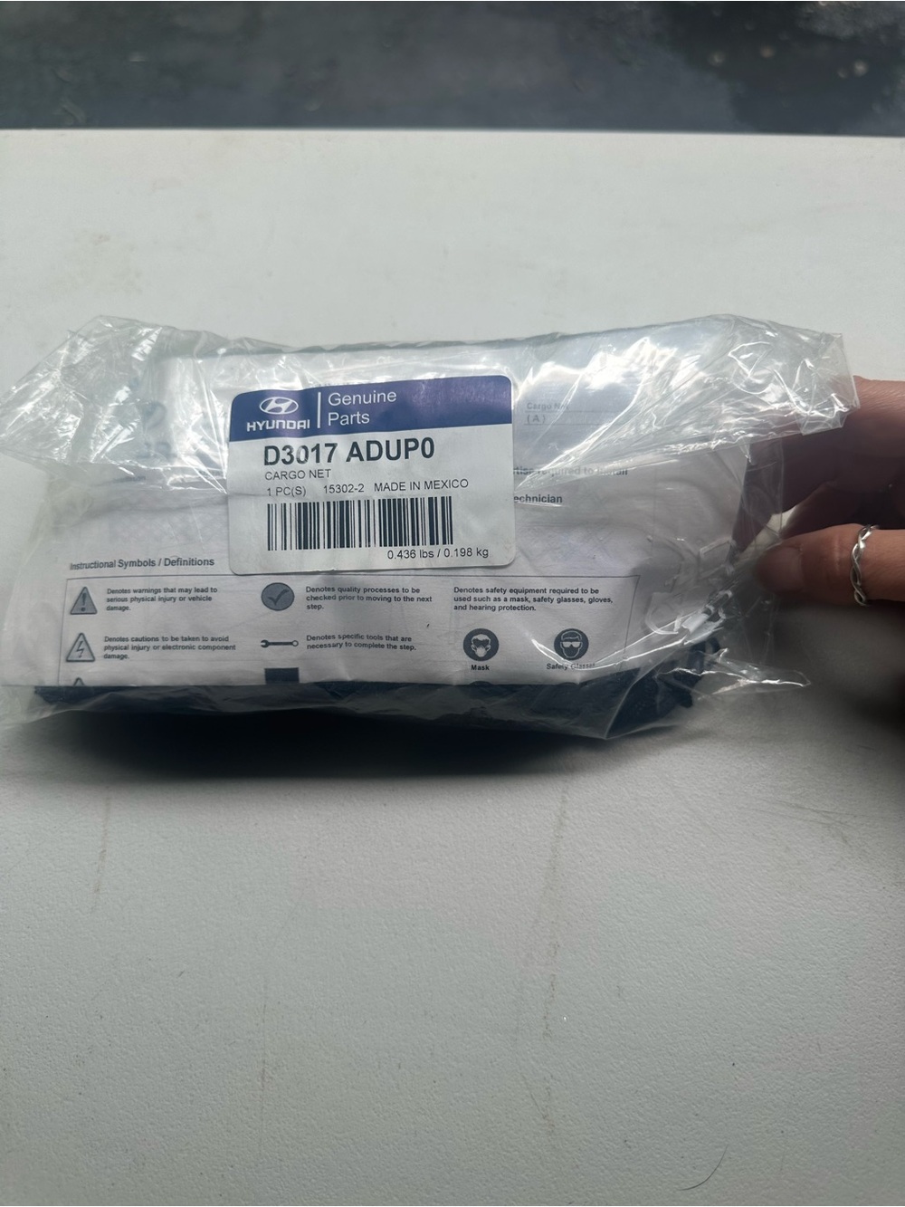 Hyundai Genuine Parts Cargo Net - Black NWT